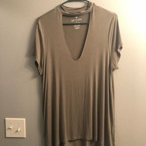 American Eagle soft and sexy T with cut out